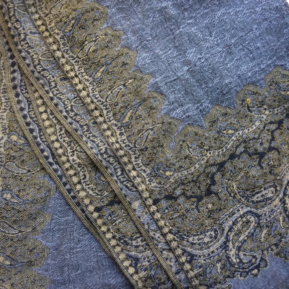 🟣 2/$10 Pashmina Scarf - Grey Green - Picture 6 of 6